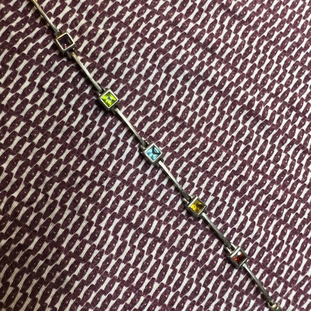 Rainbow Gem Simple Bracelet